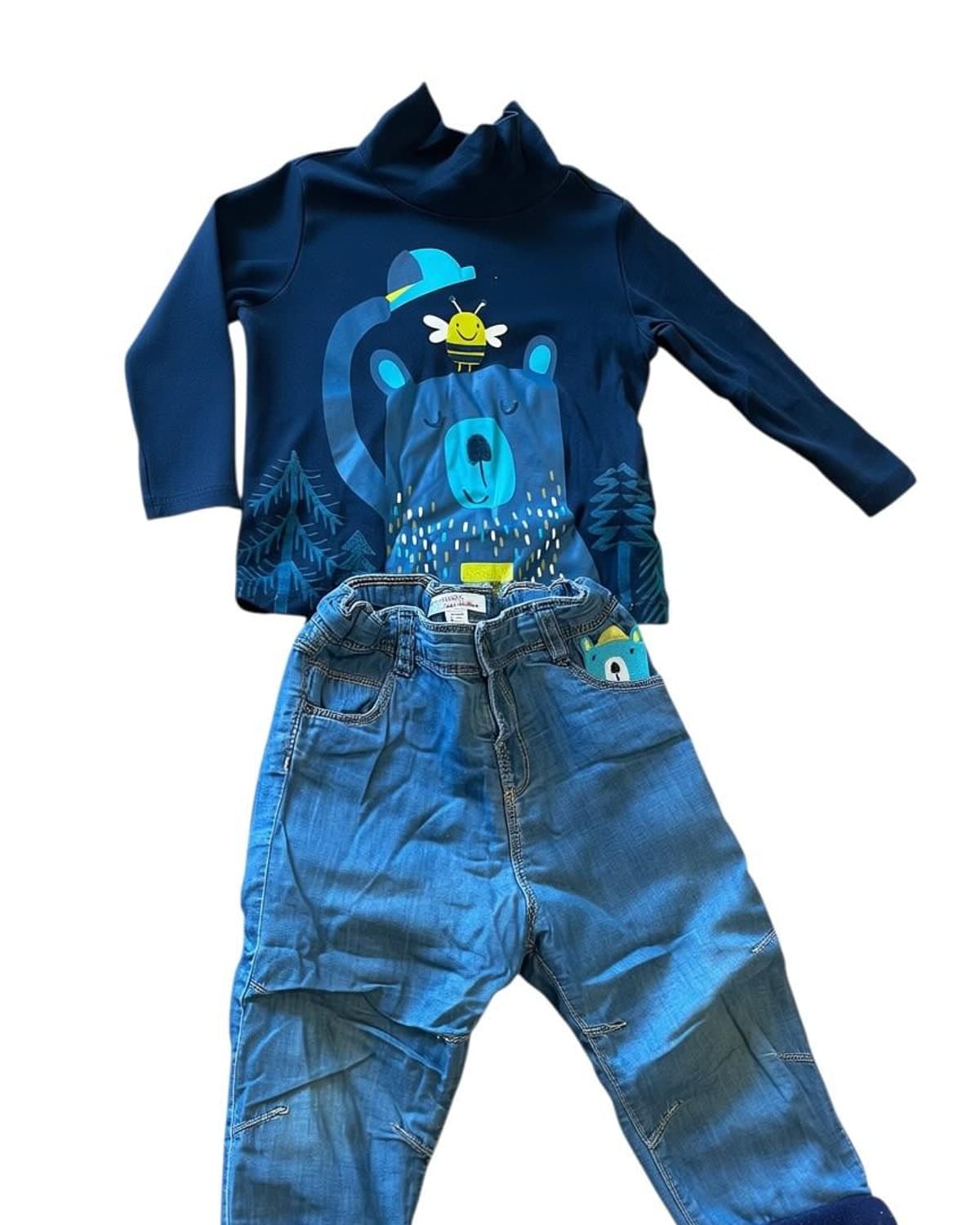 Ensemble pantalon chaud et col roulé