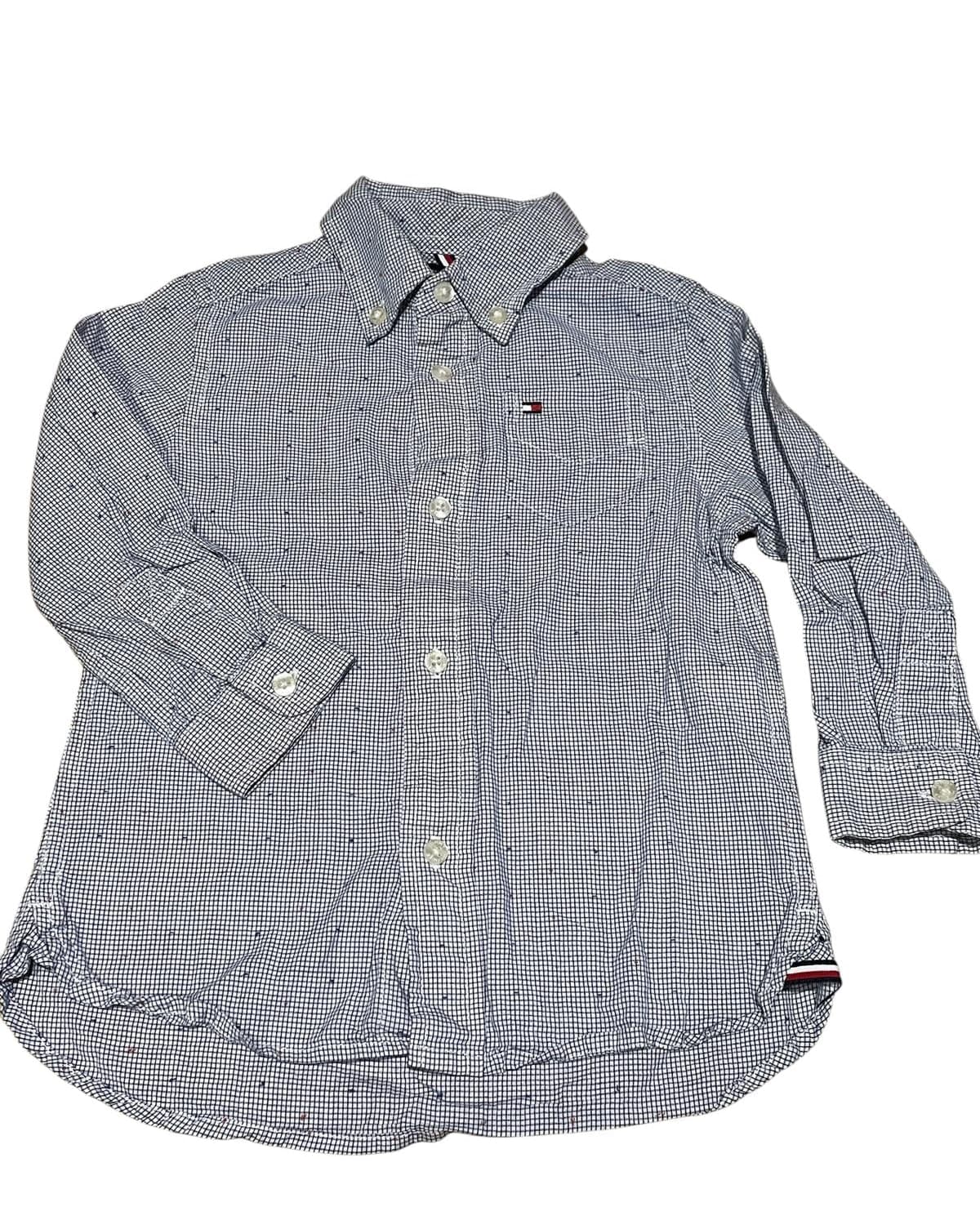 Chemise à petits carreaux
