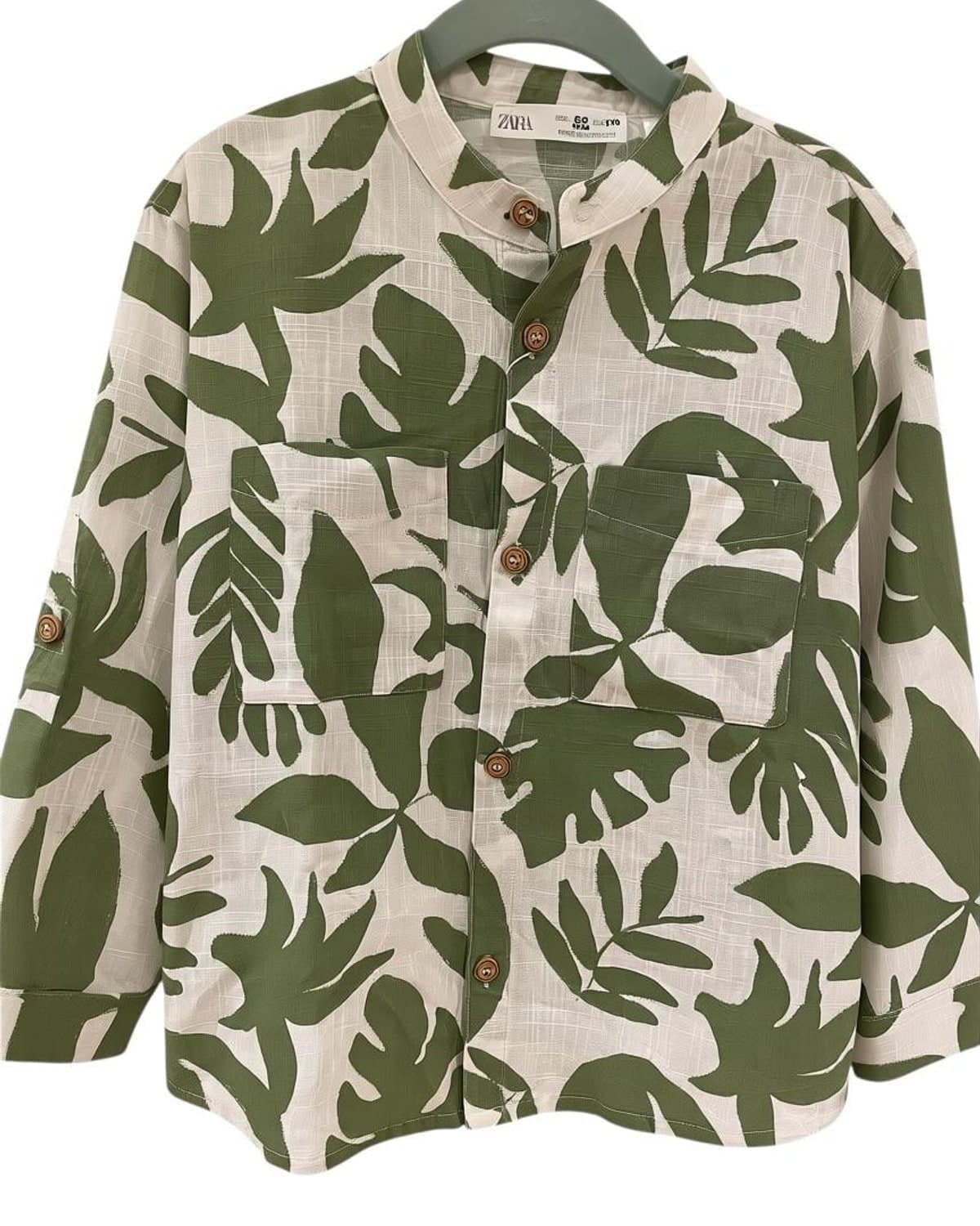 Chemise effet lin