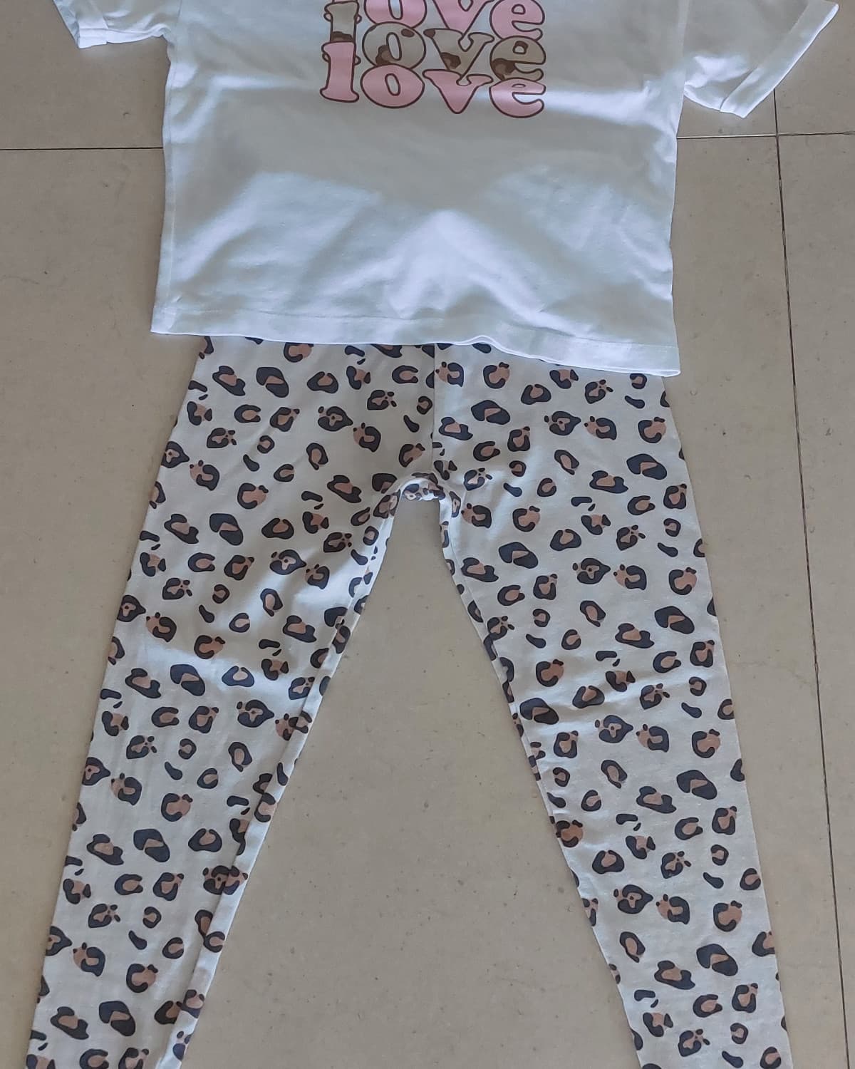 ensemble legging et top fille 6 ans