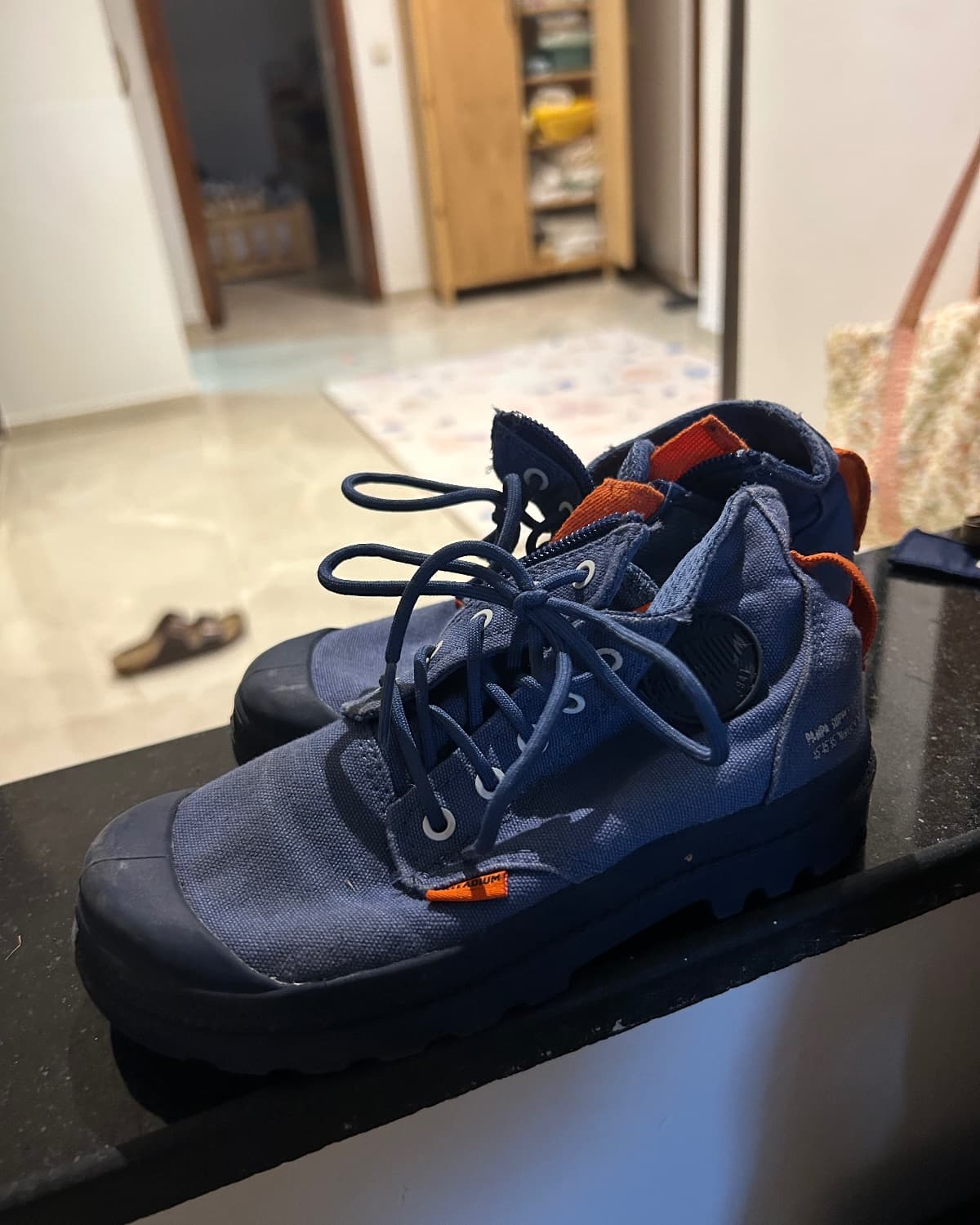 Bottines à lacets