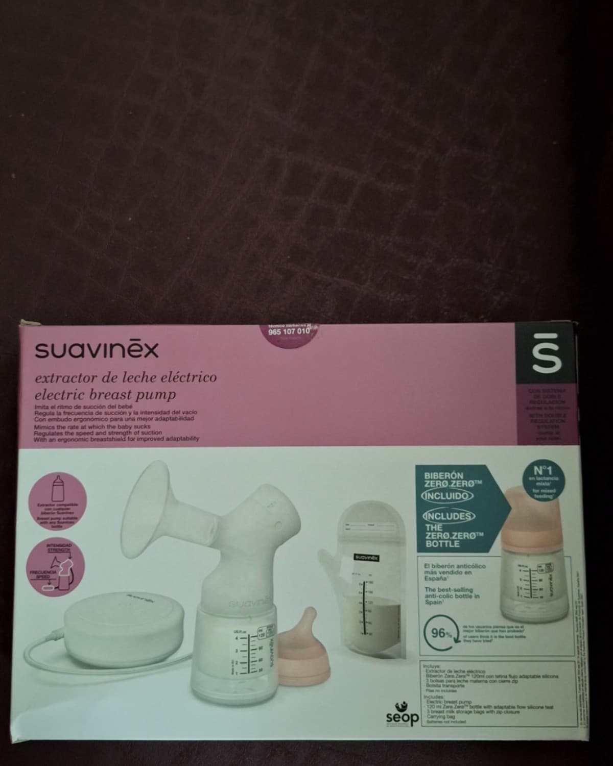 Tire lait electrique suavinex neuf