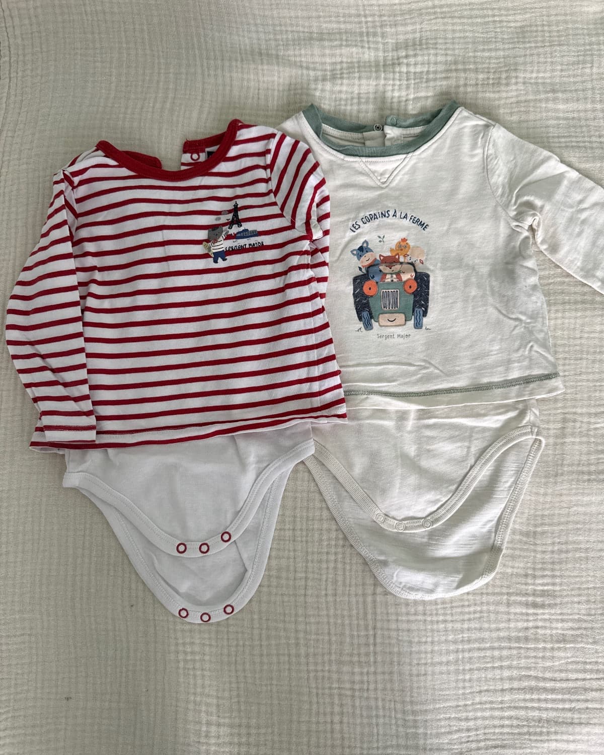 Lot 2 bodys t-shirt