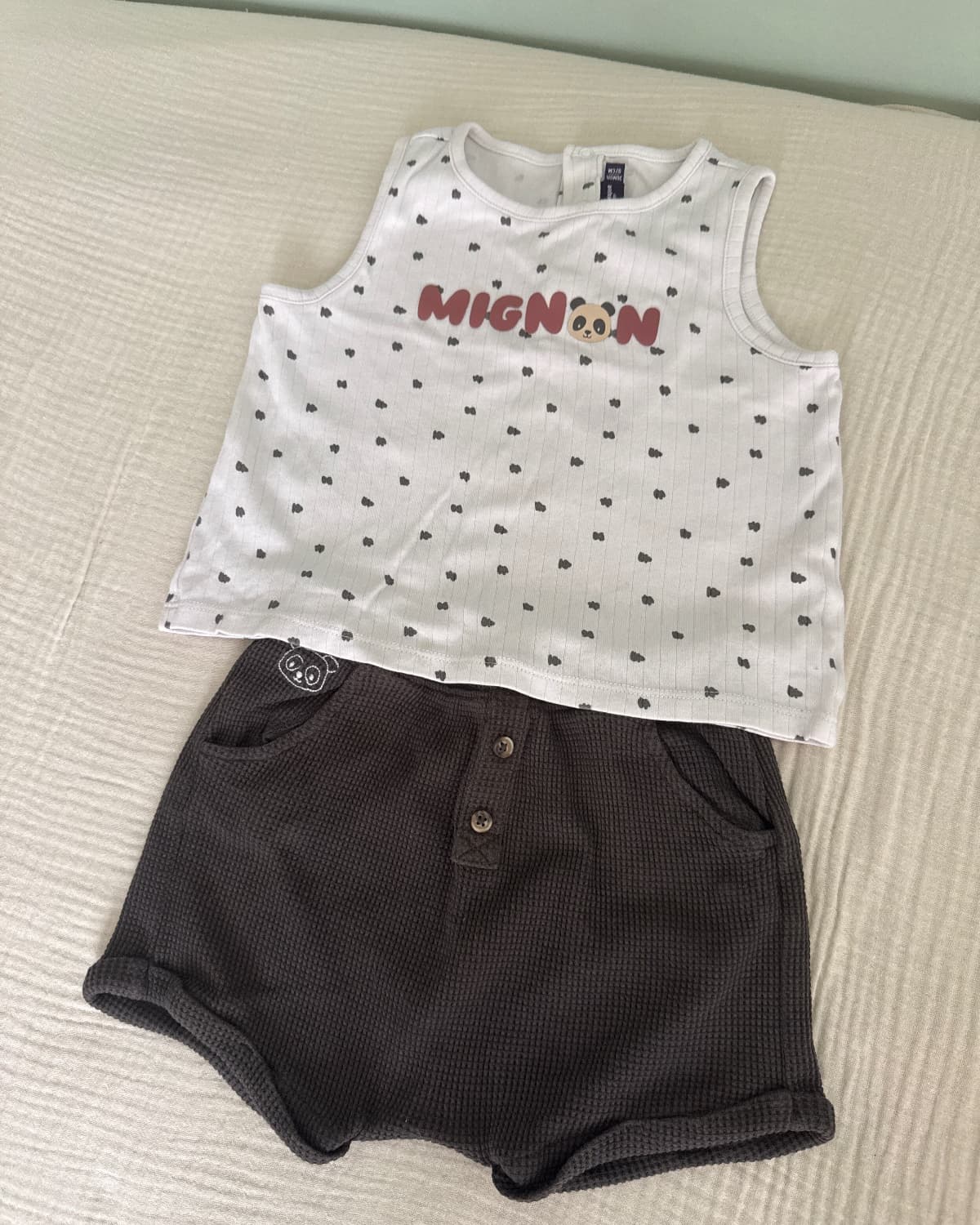Pyjama short - débardeur