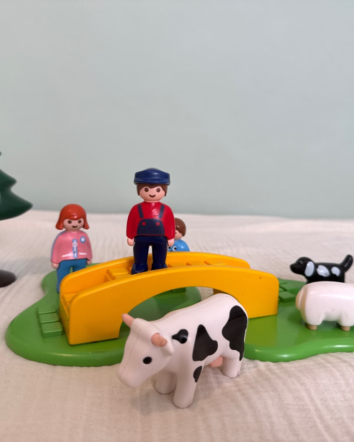 Playmobil 1.2.3 Famille avec animaux de la prairie