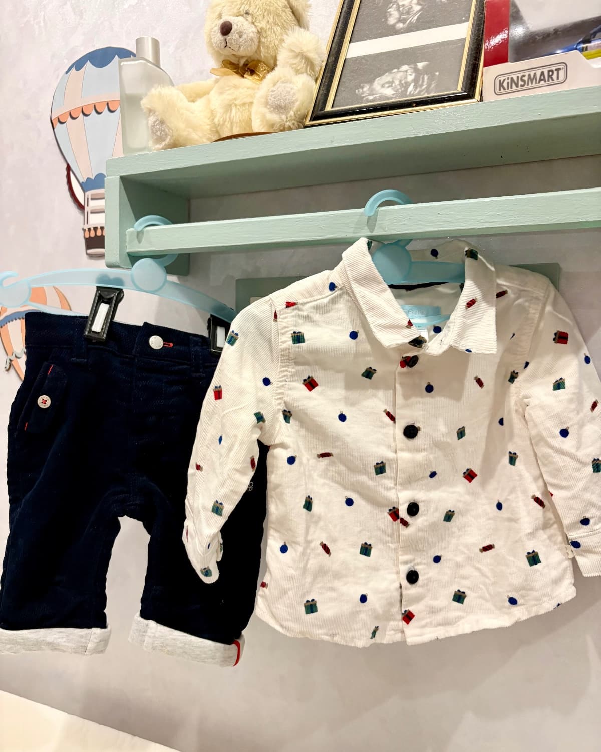 Ensemble chemise et pantalon 3 Mois