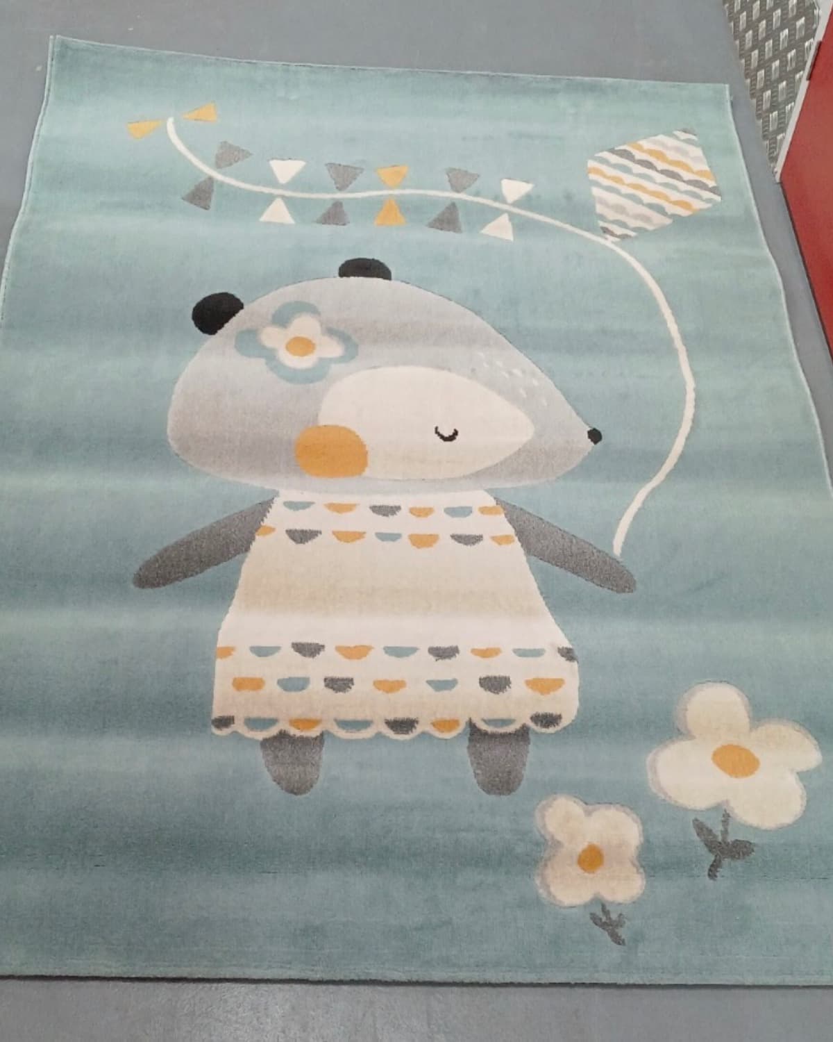 Tapis vert eau - 120x70 cm neuf