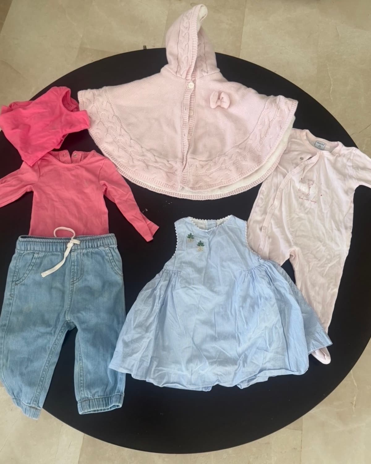 Lot de 6 articles fille - 6 mois