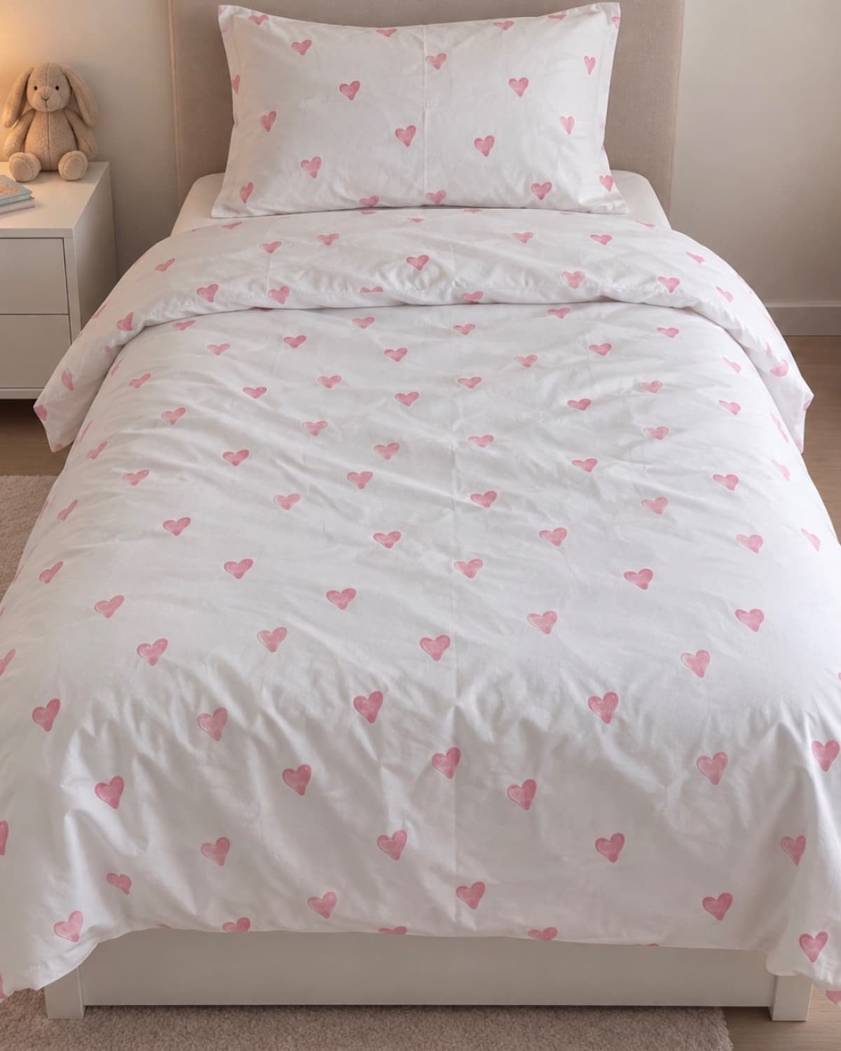 Housse de couette et deux taies d’oreiller