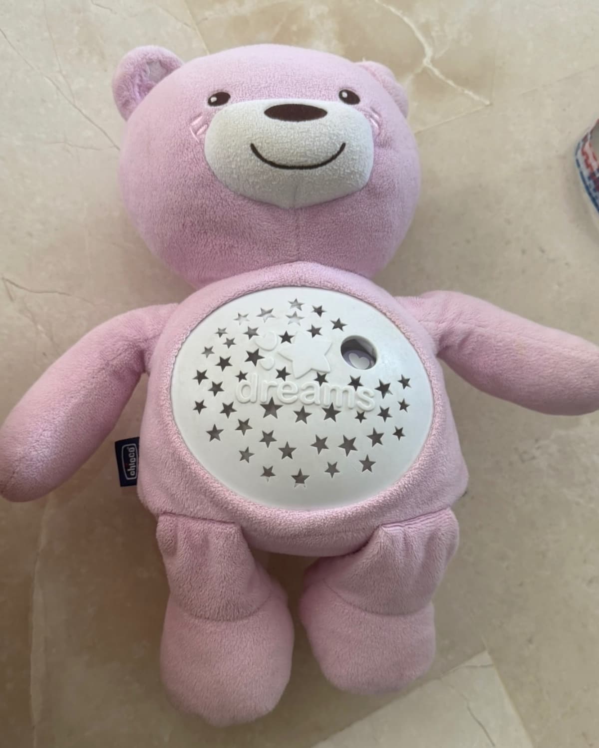 Peluche musicale rose