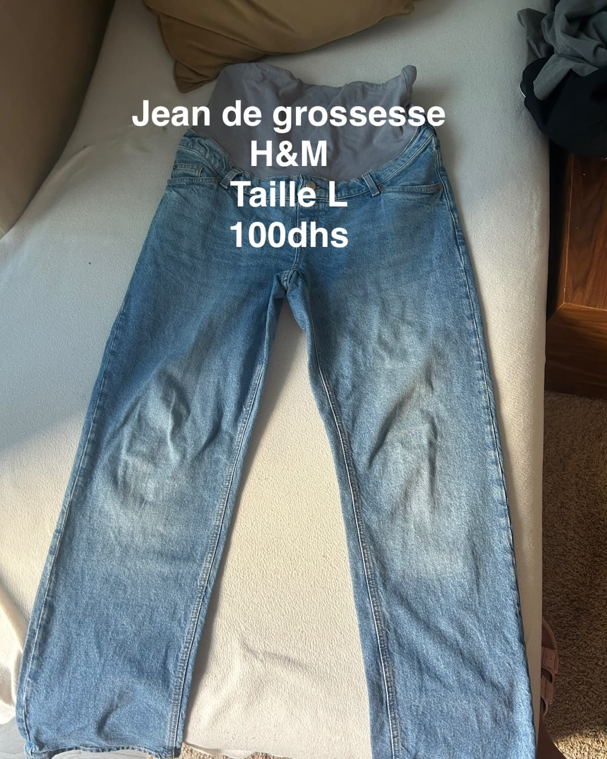 Jean de grossesse stylée
