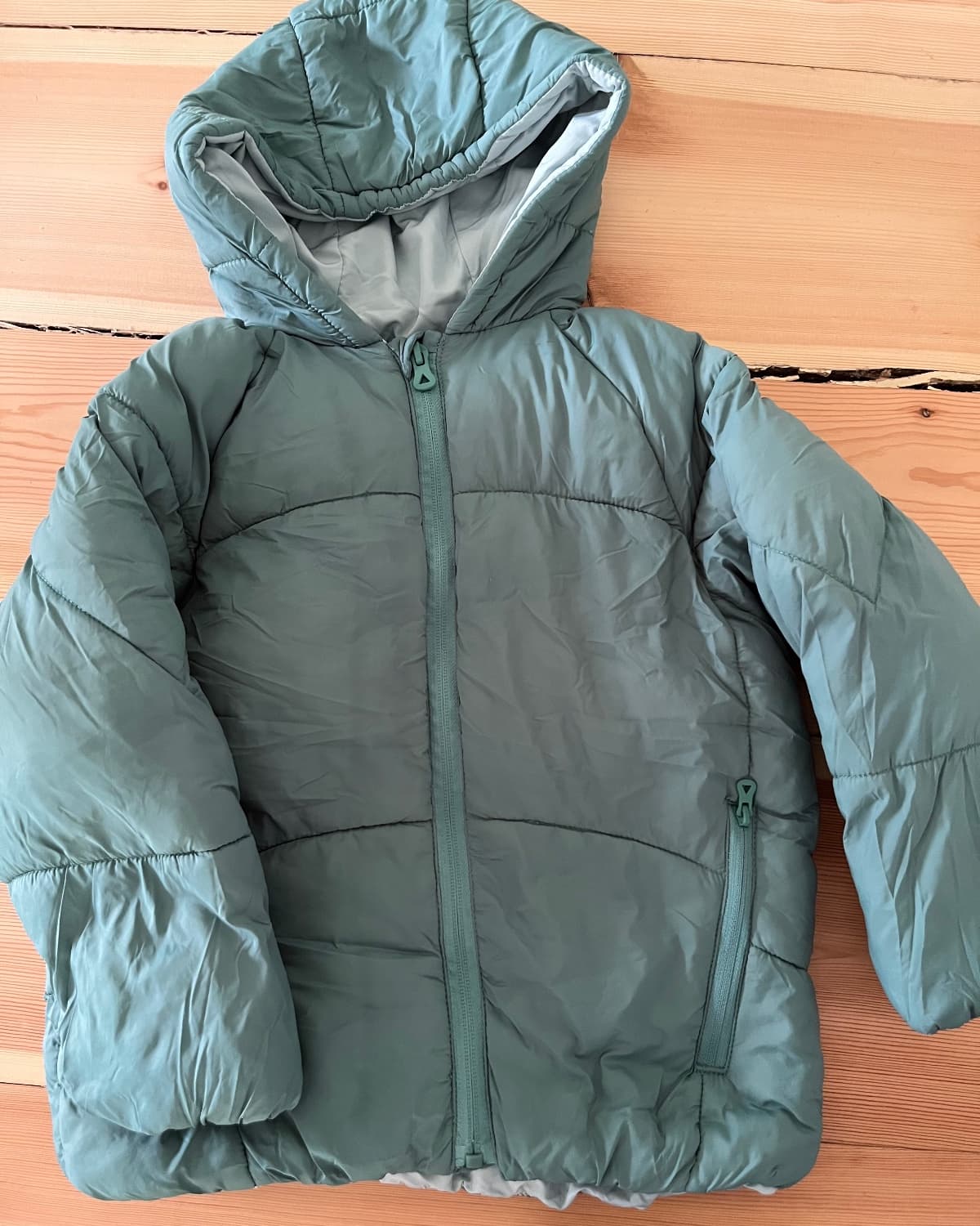 Veste hiver verte