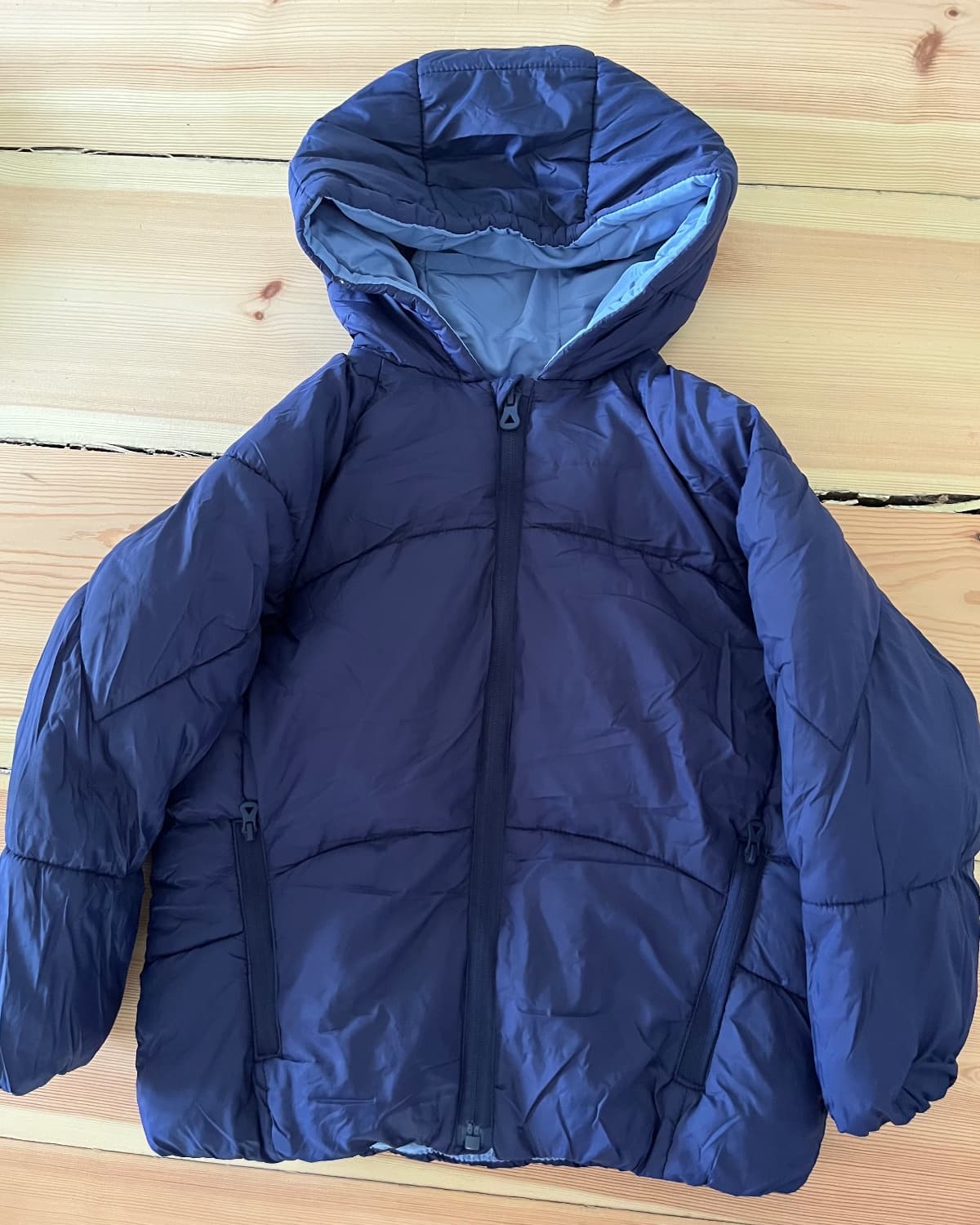 Veste hiver bleu