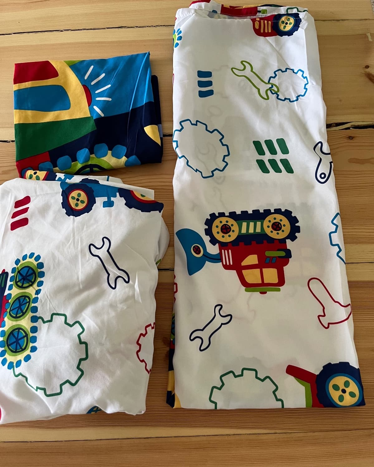 Draps lit bébé — chantier