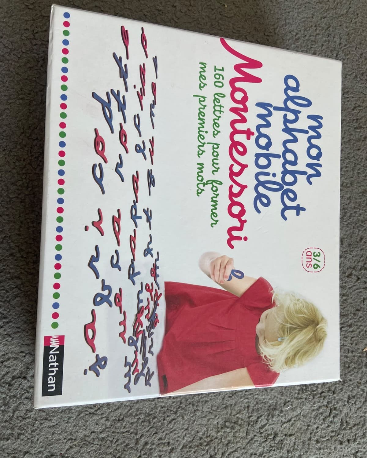 Mon alphabet mobile Montessori