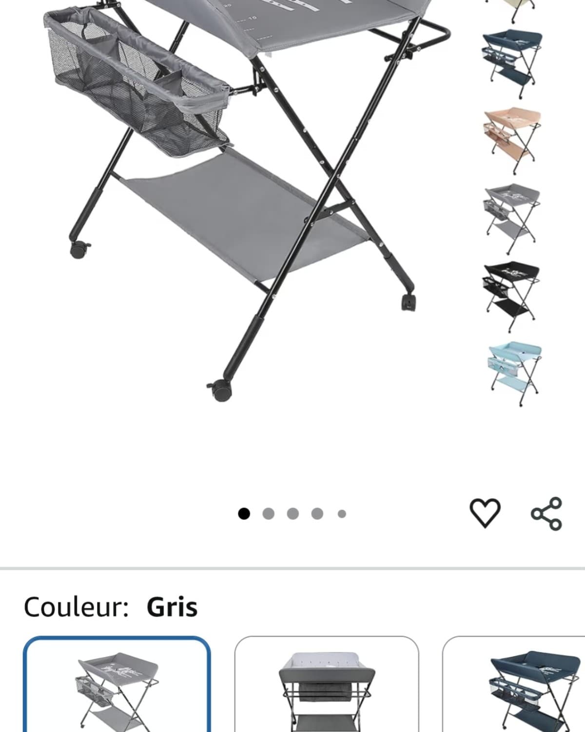 Table à langer